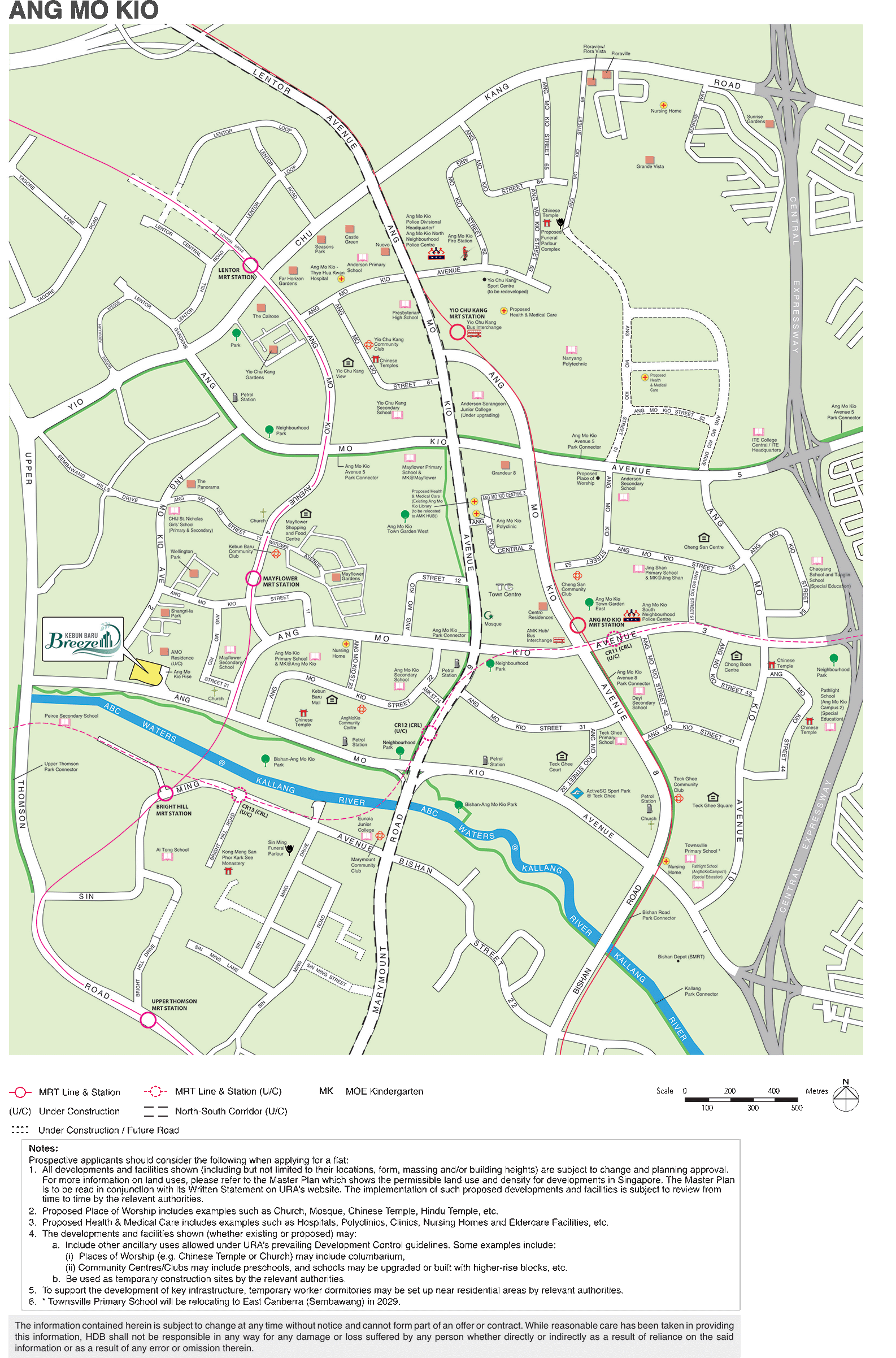 Map of Kebun Baru Breeze BTO